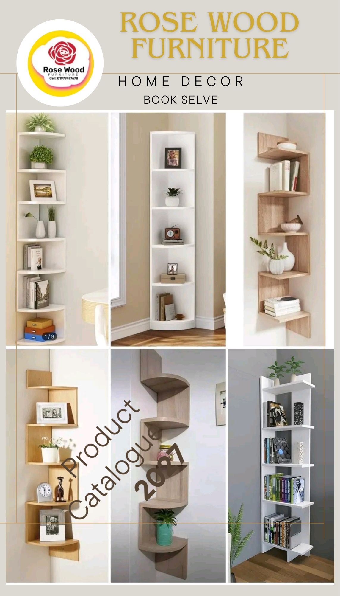Corner / Book Selve (per pcs)