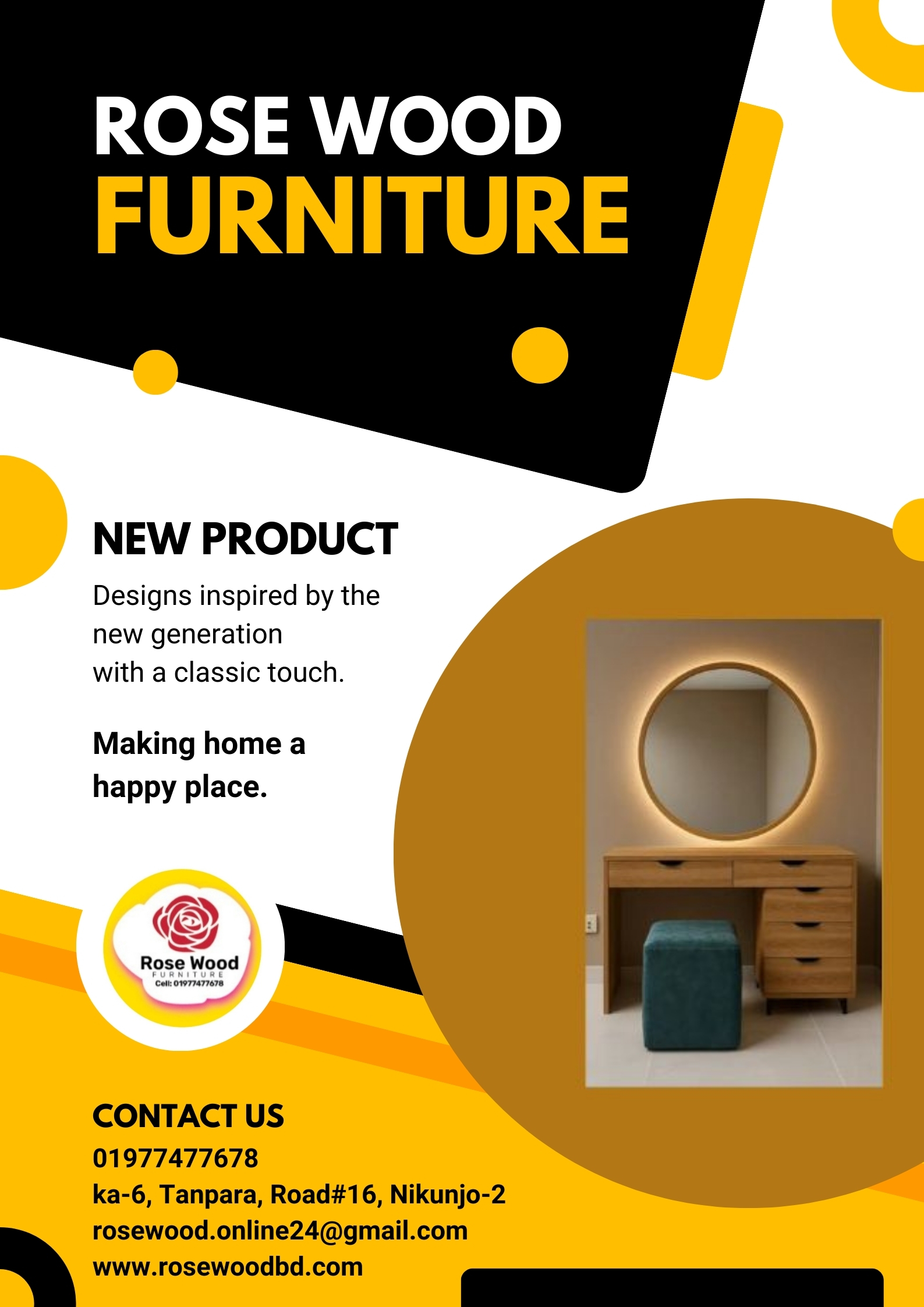 Drassing Table (MDF)