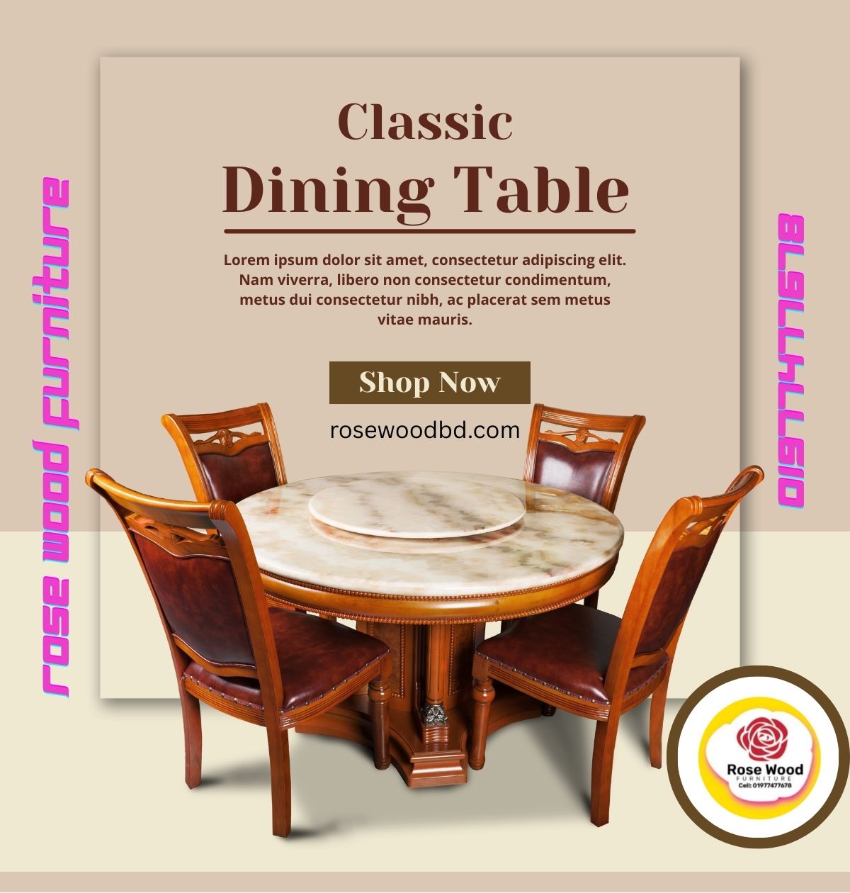 Dinning Table 4 pes Chair